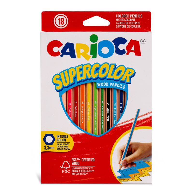 Carioca Supercolor pastelky 18ks