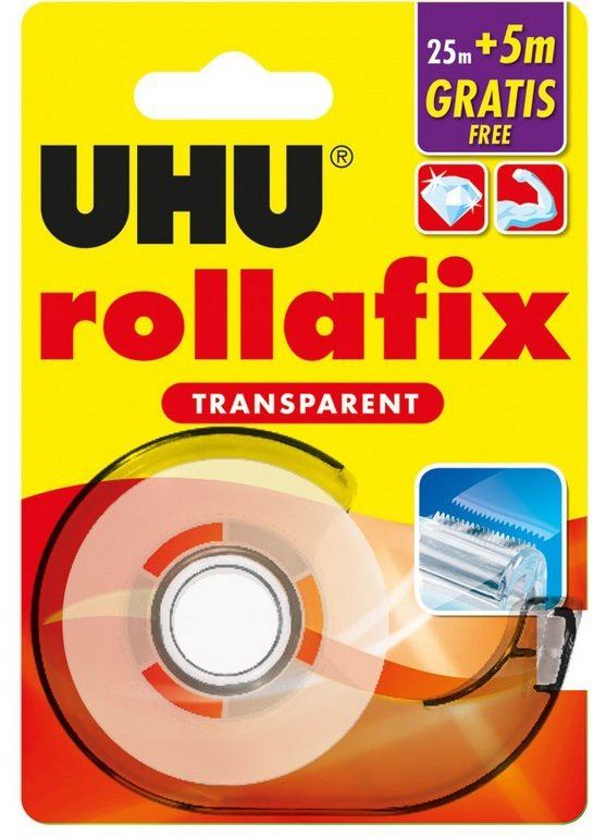 Lepicí páska UHU Rollafix Invisible 19 mm x 30 m