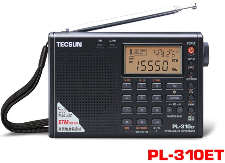 Vysílačka Tecsun PL-310ET přehledový přijímač