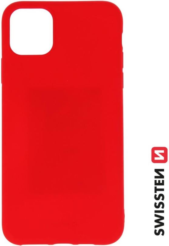 Kryt na mobil Swissten Soft Joy pro Apple iPhone 11 Pro Max červená