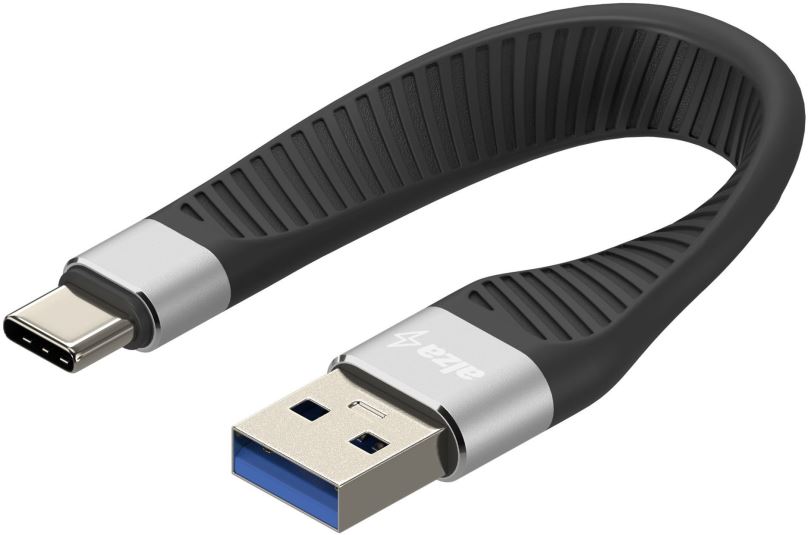 Datový kabel AlzaPower FlexCore USB-C 3.2 Gen 1 černý