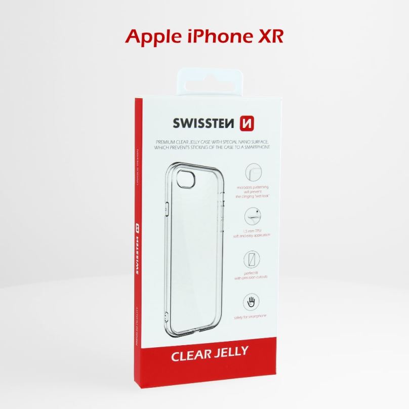 Kryt na mobil Swissten Clear Jelly pro Apple iPhone XR
