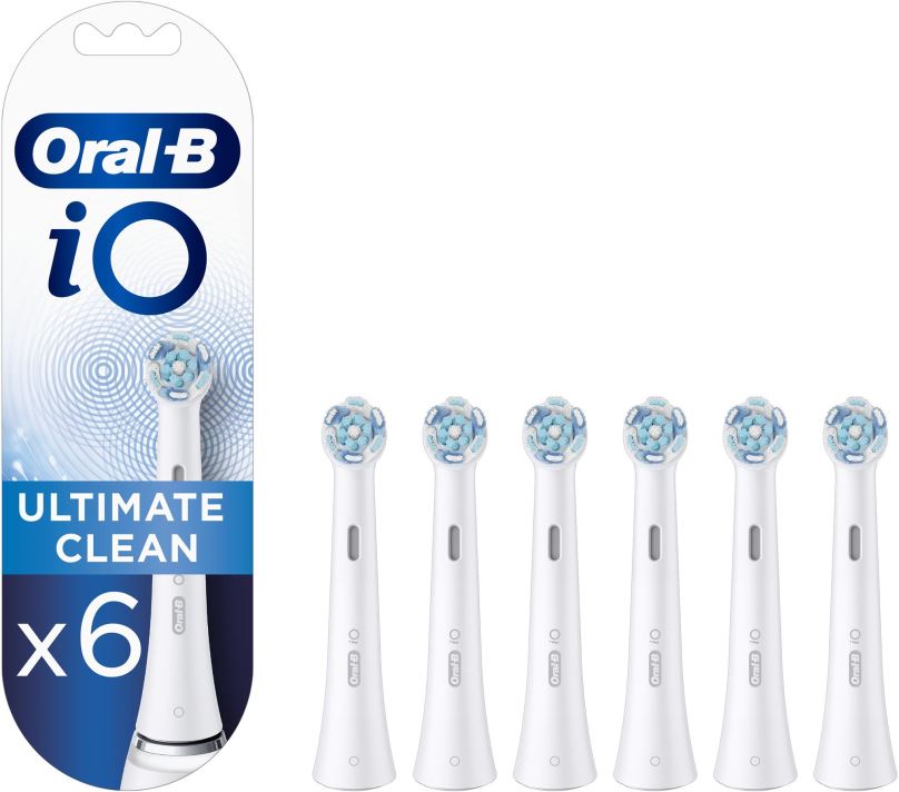 Náhradní hlavice k zubnímu kartáčku Oral-B iO Ultimate Clean Kartáčkové Hlavy, 6 ks