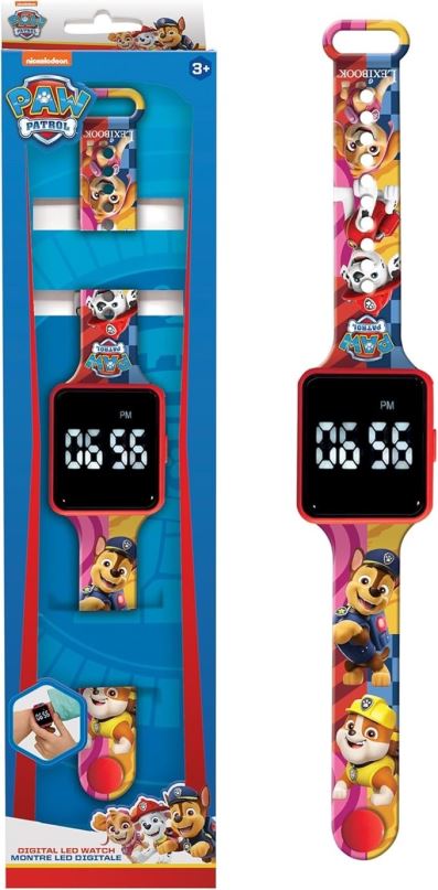 Dětské hodinky Lexibook Paw Patrol LED Digitální hodinky