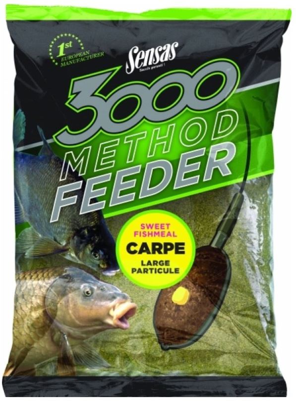 Sensas Vnadící směs 3000 Method Feeder Carp 1kg