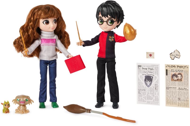 Figurky Harry Potter Dvojbalení Harry & Hermiona 20 cm