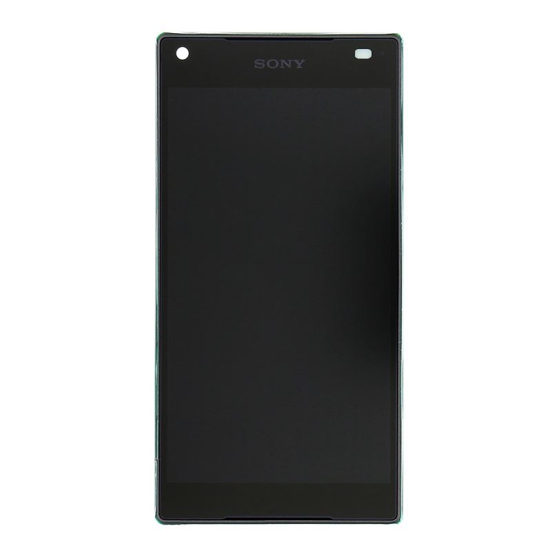 Náhradní díl LCD Display + Dotyková Deska + Přední Kryt Black Sony E5823 Xperia Z5compact (Service Pack)