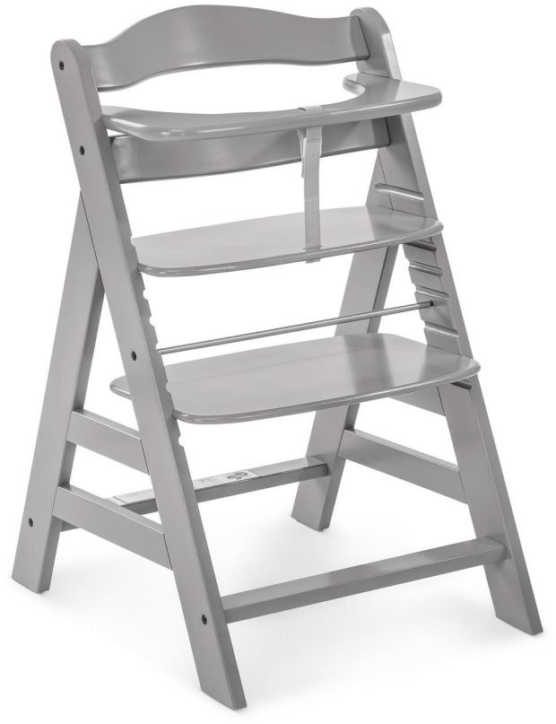 Jídelní židlička HAUCK Alpha+  dřevená židle Grey