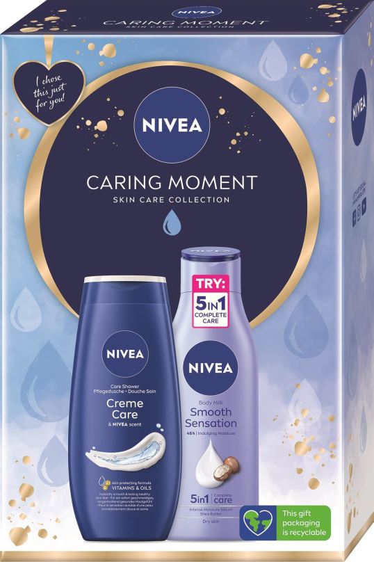Dárková kosmetická sada NIVEA Caring Moment Set 500 ml