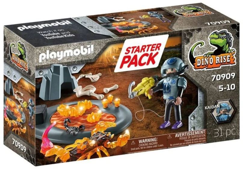 Stavebnice Playmobil 70909 Starter Pack Boj s ohnivým škorpionem