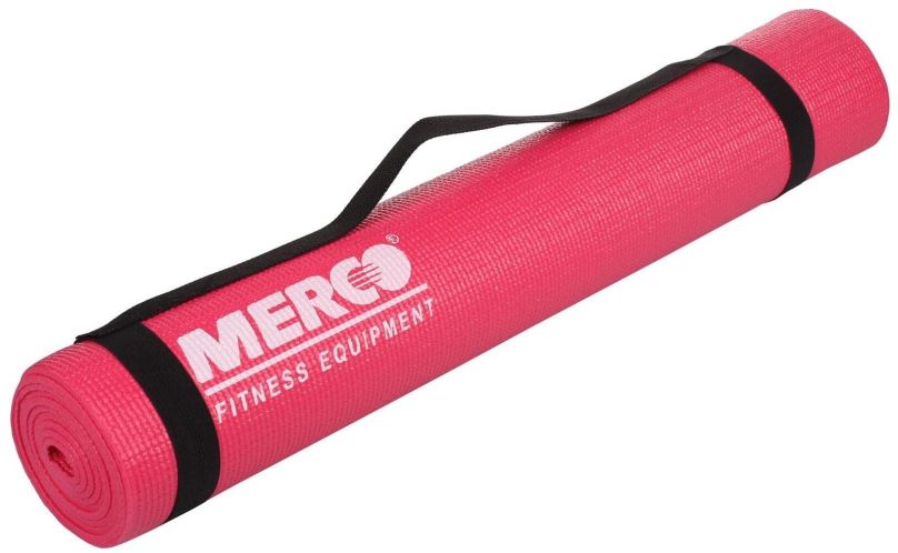 Podložka na cvičení Merco Yoga PVC 4 Mat růžová