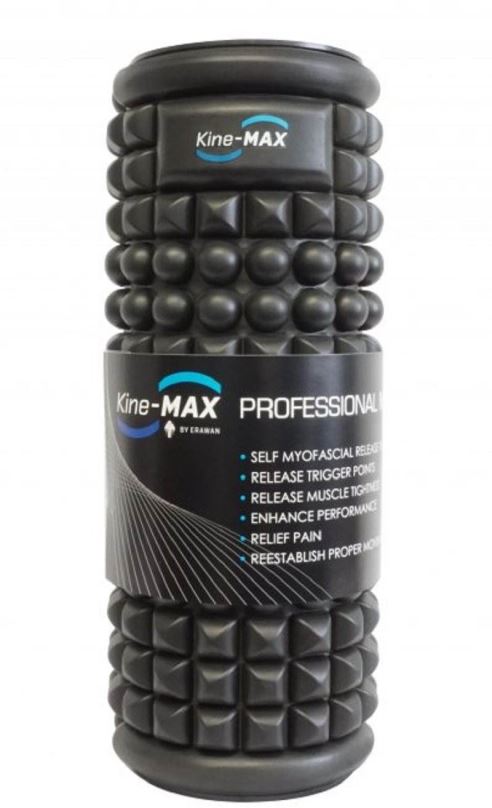 Masážní válec Kine-MAX Professional Massage Foam Roller - Masážní Válec Černý