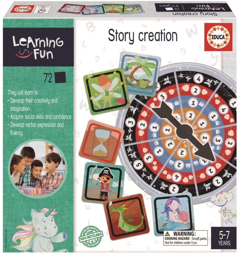 Společenská hra EDUCA Vzdělávací hra Learning is Fun: Vytvoř příběh