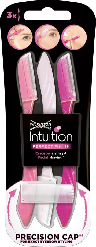 Břitva WILKINSON Intuition Perfect Finish zarovnávač obočí 3 kusy