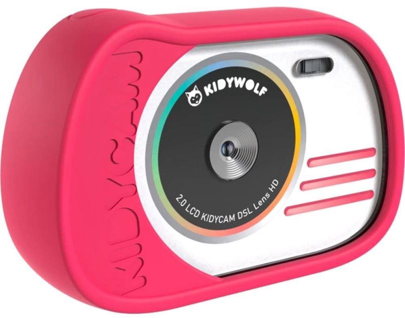 Dětský fotoaparát Kidywolf dětský vodotěsný fotoaparát Kidycam, růžový