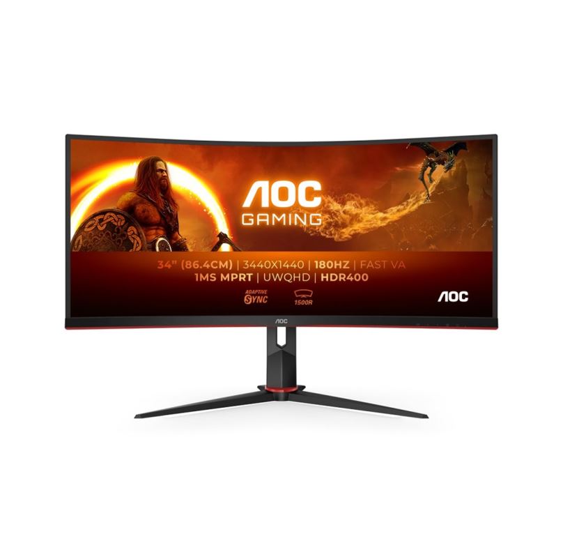 Monitor 34" AOC CU34G2XP/BK