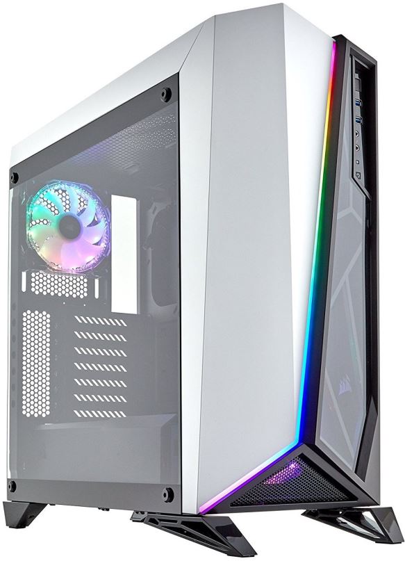 Počítačová skříň Corsair SPEC-OMEGA RGB Carbide Series bílá