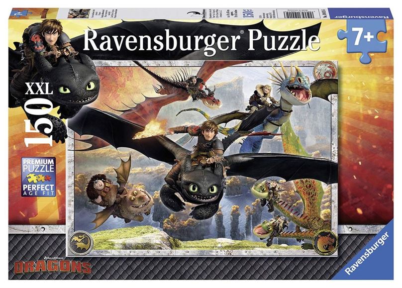 Puzzle Ravensburger 100156 Jak vycvičit draka: Vycvičení draci