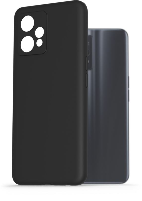 Kryt na mobil AlzaGuard Premium Liquid Silicone Case pro Realme 9/9 Pro+ černé