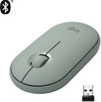 Myš Logitech Pebble M350 Wireless Mouse, eukalyptová
