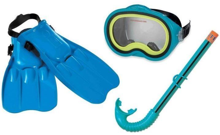 Potápěčské brýle Potápěčská sada - brýle + šnorchl + ploutve střední