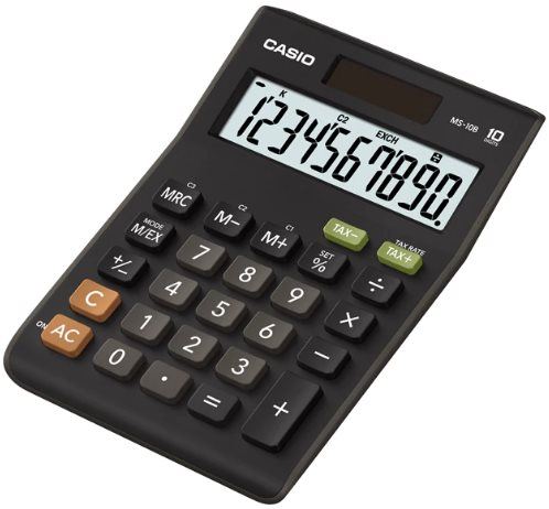 Kalkulačka CASIO MS 10 B S černá