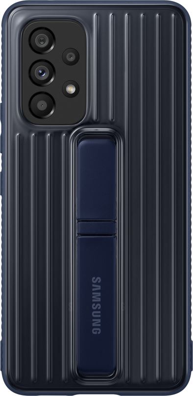 Kryt na mobil Samsung Galaxy A53 5G Tvrzený ochranný zadní kryt se stojánkem námořnícká modrá