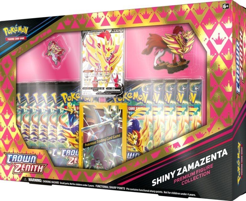 Pokémon karty Pokémon TCG: SWSH12.5 Crown Zenith - Premium Figure Collection - Shiny Zamazenta