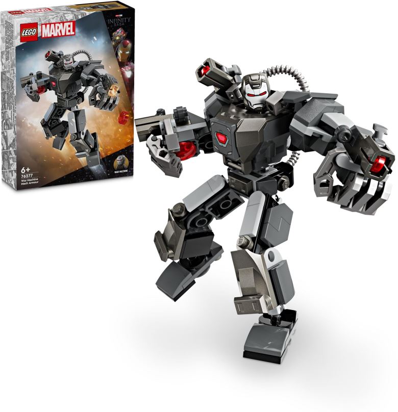 LEGO stavebnice LEGO® Marvel 76277 War Machine v robotickém brnění