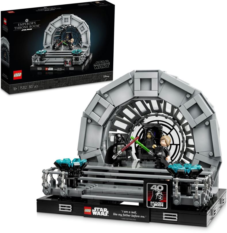 LEGO stavebnice LEGO® Star Wars™ 75352 Císařův trůnní sál – diorama