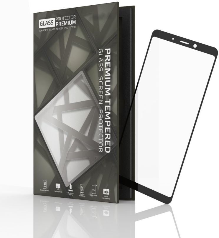 Ochranné sklo Tempered Glass Protector pro Samsung Galaxy A9, Černé