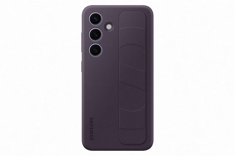 Kryt na mobil Samsung Galaxy S24 Zadní kryt s poutkem Dark Violet