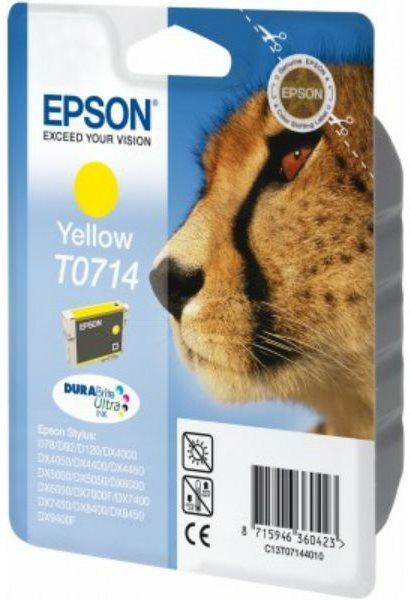 Cartridge Epson T0714 žlutá