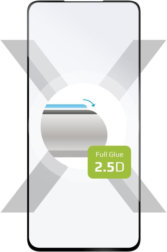 Ochranné sklo FIXED FullGlue-Cover pro Xiaomi Mi 11 Lite/Mi 11 Lite 5G/11 Lite 5G NE černé