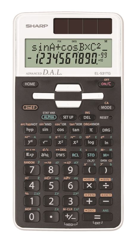 Kalkulačka SHARP EL-531TG bílá