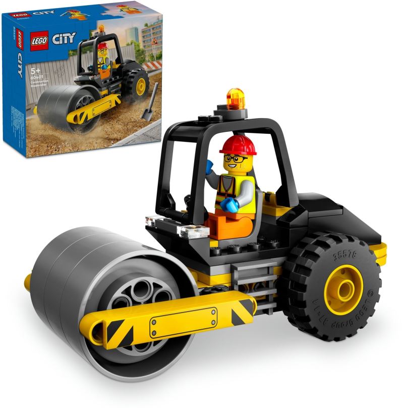 LEGO stavebnice LEGO® City 60401 Stavební parní válec