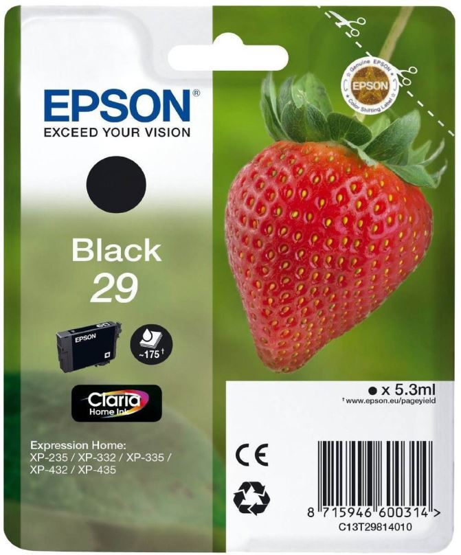 Cartridge Epson T2981 černá