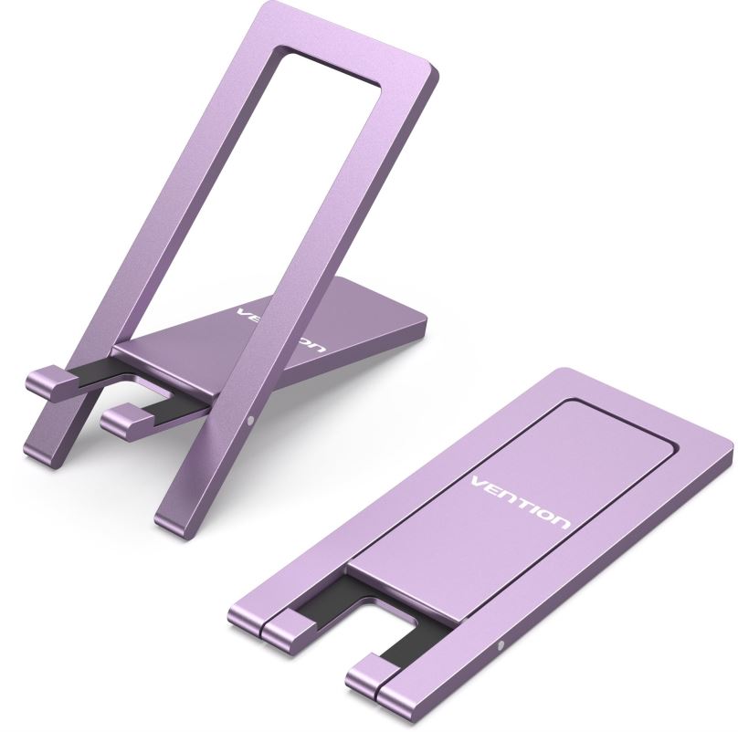 Držák na mobilní telefon Vention Portable Cell Phone Stand Holder for Desk Purple Aluminium Alloy Type