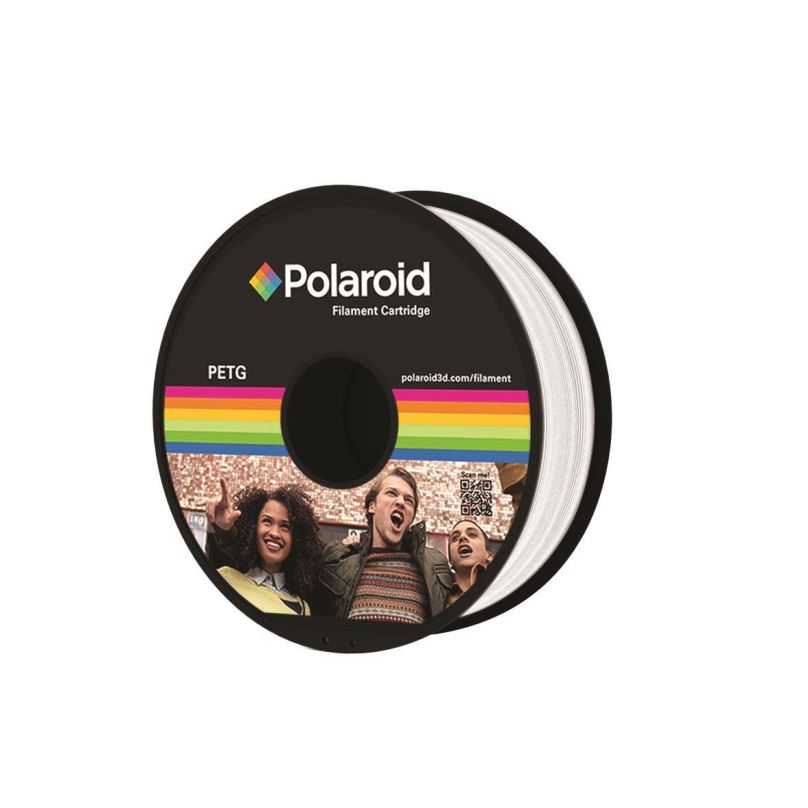 Filament Polaroid PETG White 1kg