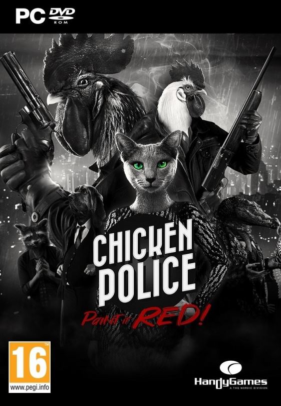 Hra na PC Chicken Police - Paint it RED!