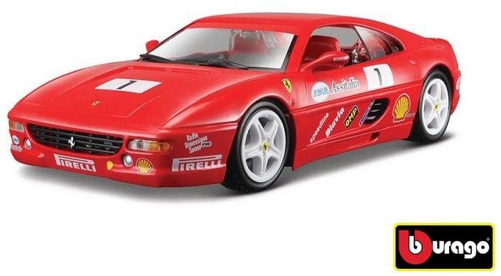 Kovový model Bburago 1:24 Ferrari Racing F355 Challenge Red