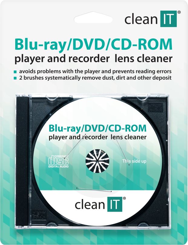Čisticí CD CLEAN IT Brushes - čistící CD/DVD