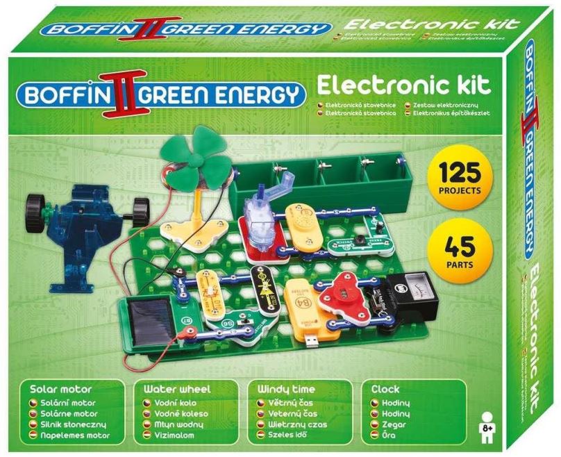 Stavebnice Boffin II Zelená Energie