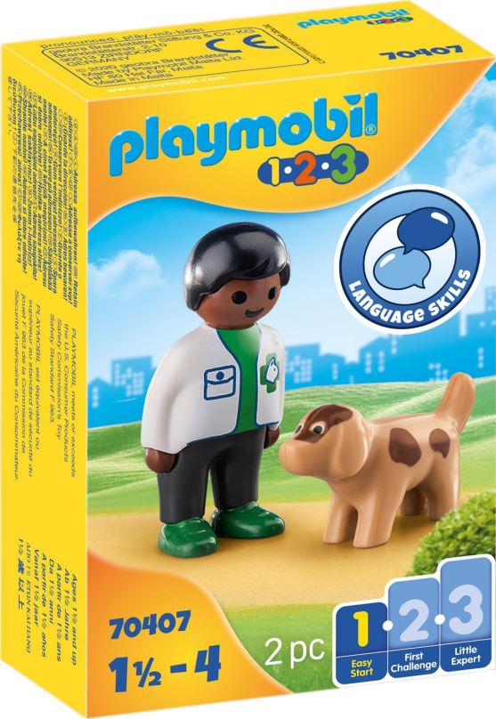 Figurky Playmobil Zvěrolékař se psem