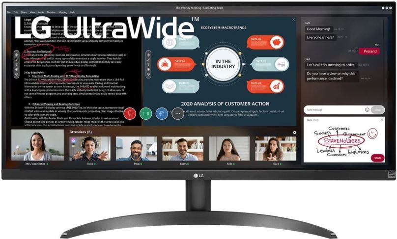 LCD monitor 29" LG UltraWide 29WP500-B