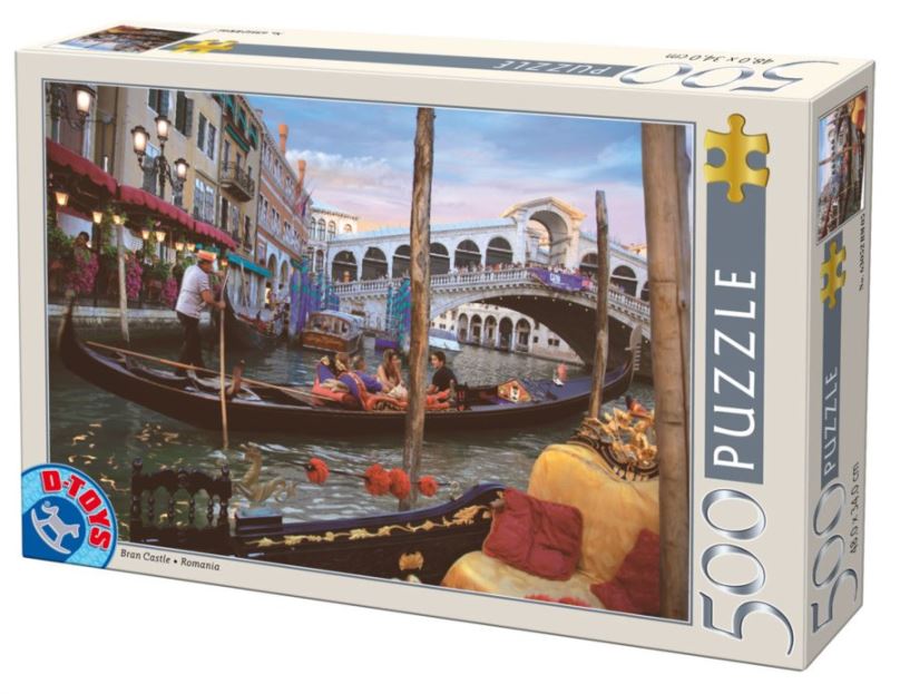D-TOYS Puzzle Benátky, Itálie 500 dílků