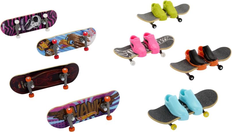 Fingerboard Hot Wheels Skates Fingerboard 8 ks a boty