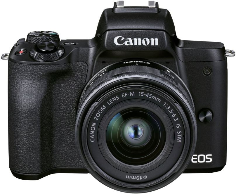 Digitální fotoaparát Canon EOS M50 Mark II černý + EF-M 15-45 mm f/3.5-6.3 IS STM