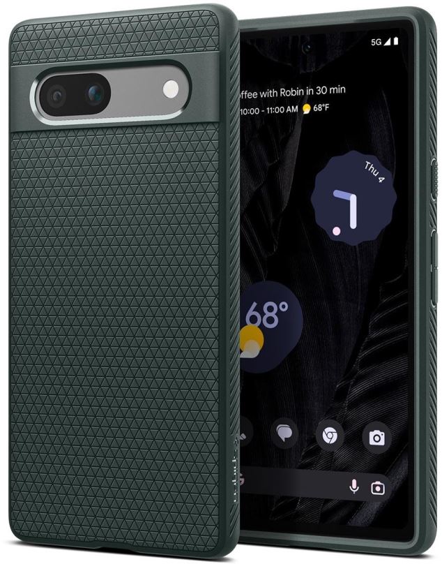 Kryt na mobil Spigen Liquid Air Abyss Green Google Pixel 7a