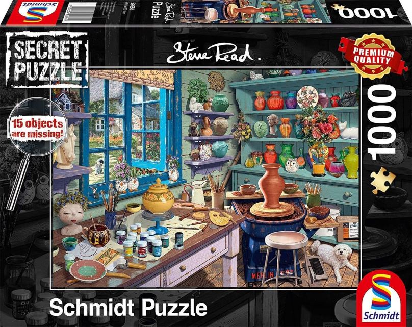 Puzzle Schmidt Secret puzzle Hrnčířská dílna 1000 dílků